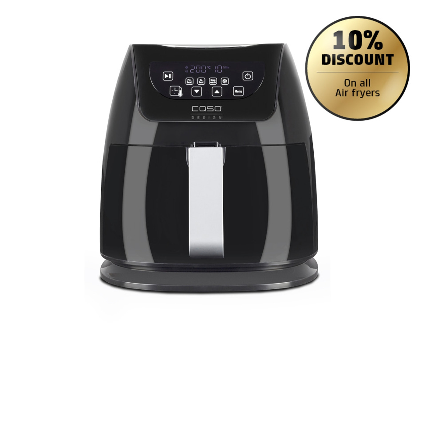 Save 10% on all air fryers now with the code ELF02