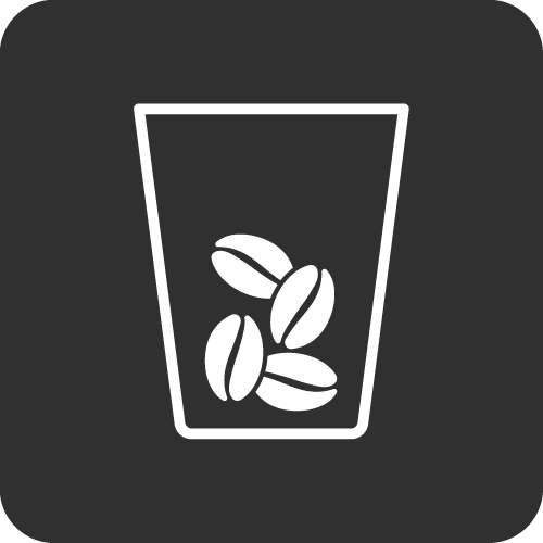 Glas mit Kaffeebohnen, Kaffee, Bohnen, Getränk