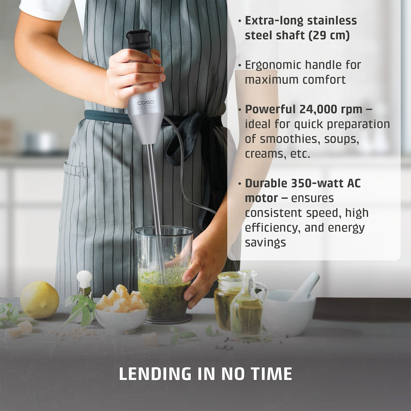 HB 2400 Pro XL Design XL hand blender incl. Accessories