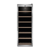 CASO WineSafe 137 Design wine cooler, for up to 137 bottles, 1 temperature zones, Energy efficiency class: G