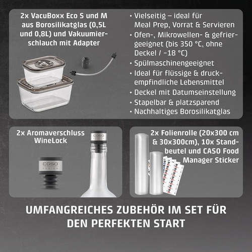 VRH 800 advanced Pro Vakuumiergerät mit extra Zubehör