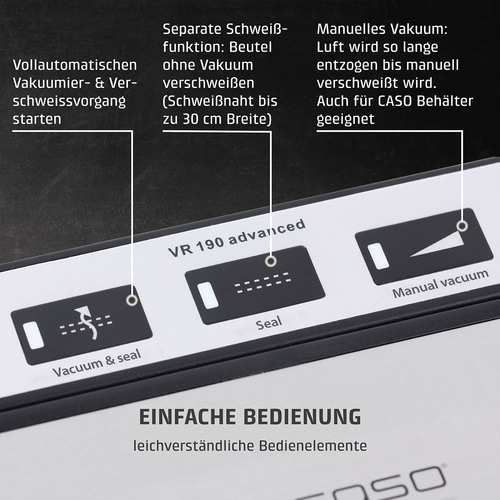 VR 190 advanced Vakuumierer