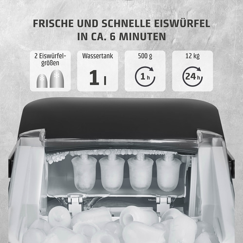IceChef Compact Design Eiswürfelbereiter