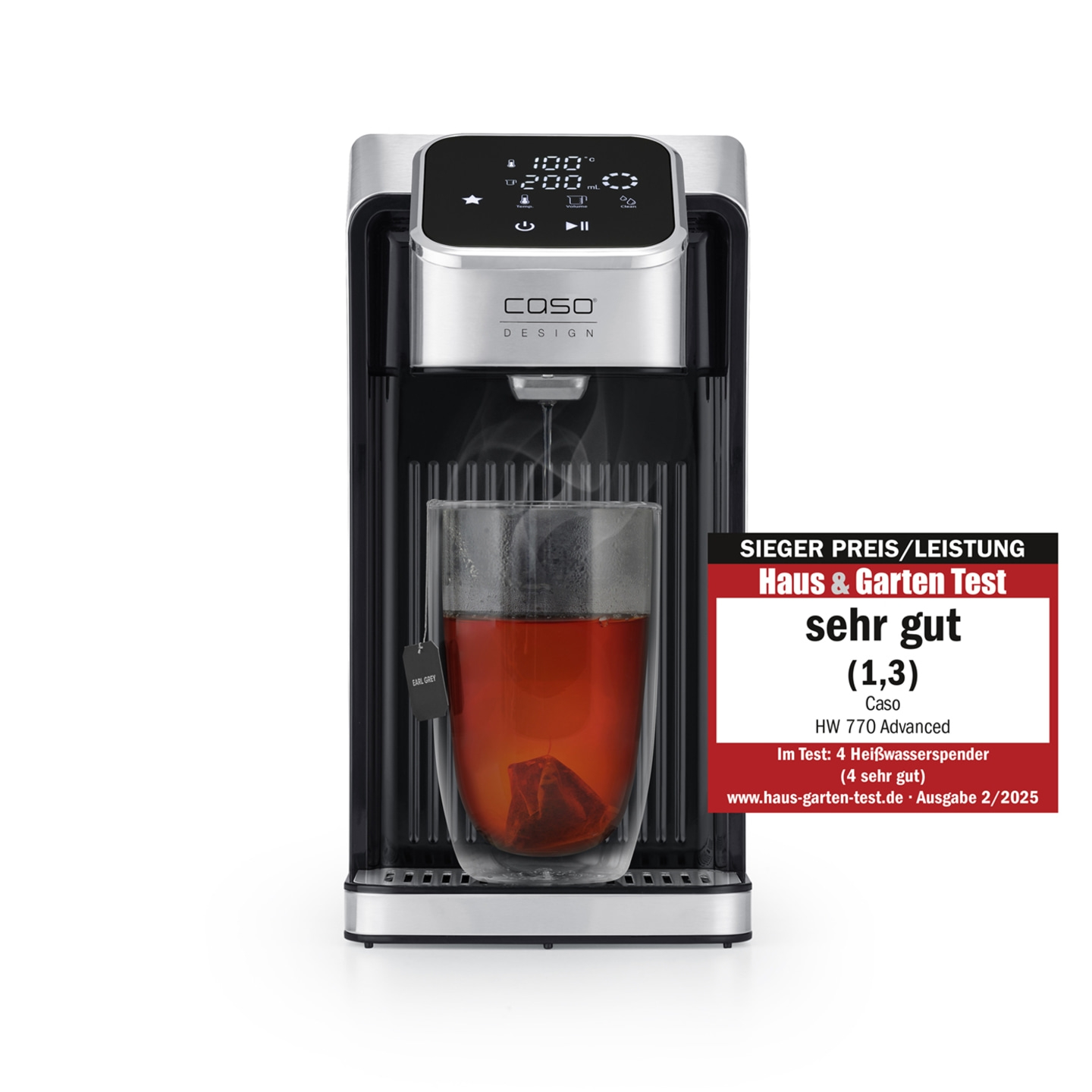 Caso HW 770 Advanced Heißwasserspender mit Teebeutel und Bewertung