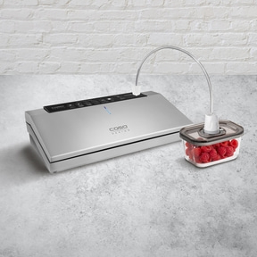 VacuBoxx Eco-Duo S 2 Glass vacuum containers with SAN lid