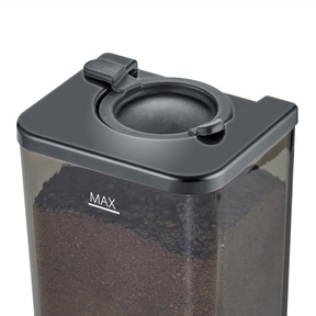 BaristaChef Inox Kaffeemühle mit Auffangbehälter und Siebträgerhaltung