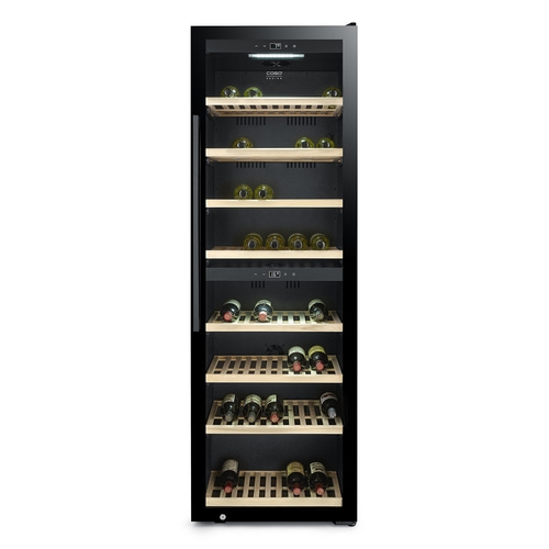 WineExclusive 180 Smart Design Weinkühlschrank, bis zu 180 Flaschen, 2 Temperaturzonen