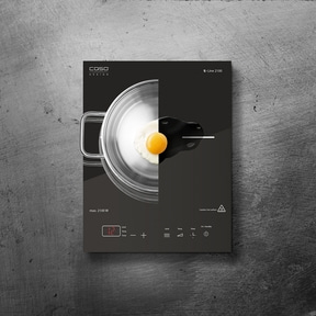 S-Line 2100 Mobile single induction hob - 2100 watt, test winner
