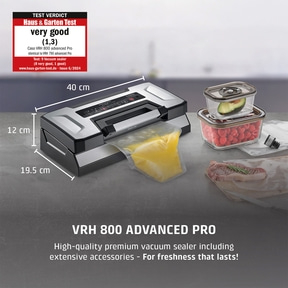 VRH 800 advanced Pro Vacuum sealer incl. wide range of accessories