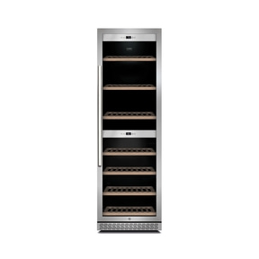 WineChef Pro 180 Design Weinkühlschrank, für bis zu 180 Flaschen, 2 Temperaturzonen