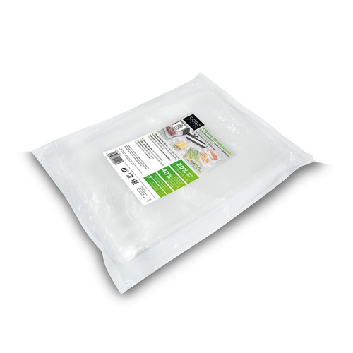 4 Stars Structured Bags 25x35 cm, 60 bags 150 μm For vacuum sealing & sous vide