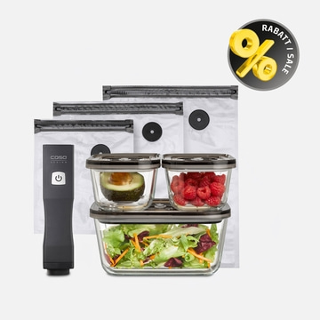Vacuum sealer with fresh-keeping containers and fruit/salad