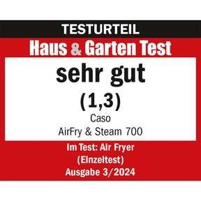 AirFry & Steam 700 3 cooking methods in one appliance - steam cooking, hot air frying or in combination