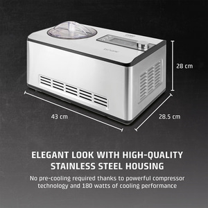 IceCreamer 2 in 1 design ice cream and yogurt maker with compressor technology