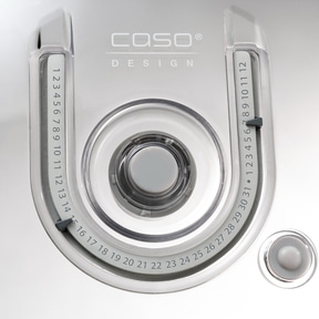CASO VacuBoxx EL - 1000 ml Design Vakuumbehälter aus Glas mit Tritan Deckel