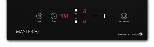 Master E 2 Induction 3500 watt - 2er Built-in cooktop - Sensor Touch, test winner