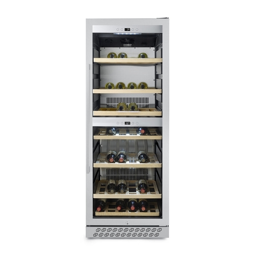 WineChef Pro 126 Design wine cooler, for up to 126 bottles, 2 temperature zones