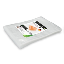 Siegelrandbeutel 25x35 cm, 100 Stück, 70 μm zum Vakuumieren + Sous Vide Garen (nur für Kammervakuumierer)