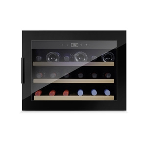 CASO WineSafe 18 EB Black Design wine cooler, for up to 18 bottles, 1 temperature zones