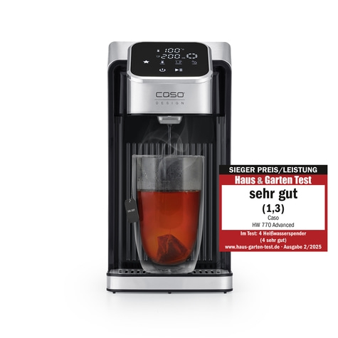 Caso HW 770 Advanced hot water dispenser with tea bag and rating