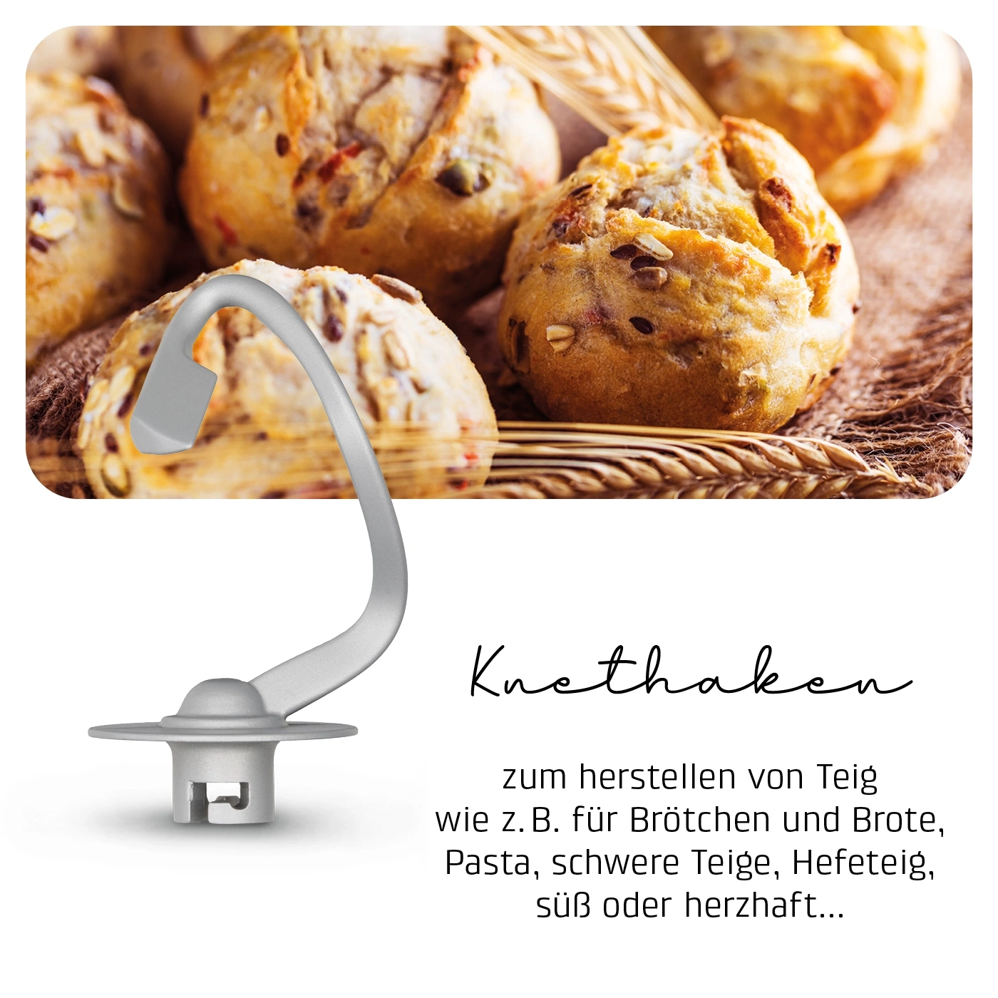 Dough hook, bread, dough, baking, kitchen, ingredients, recipe, baked goods, rolls, yeast dough