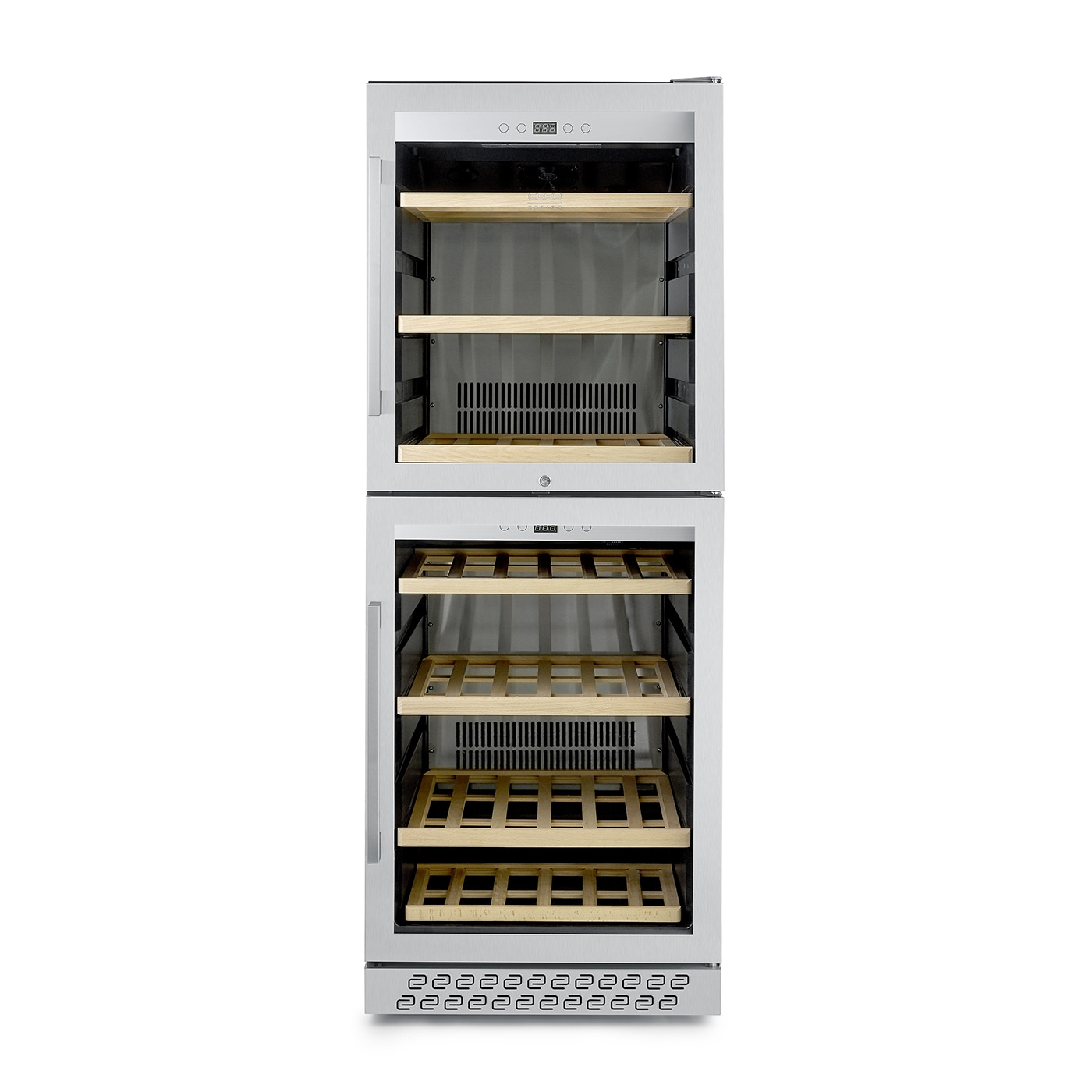 WineChef Pro 126-2D Design wine cooler, for up to 126 bottles, 2 temperature zones