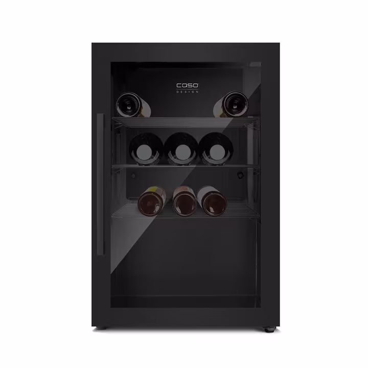 Холодильник для напоїв CASO BBQ Cooler Black S-L 63 л, чорний, ліві петлі, 703