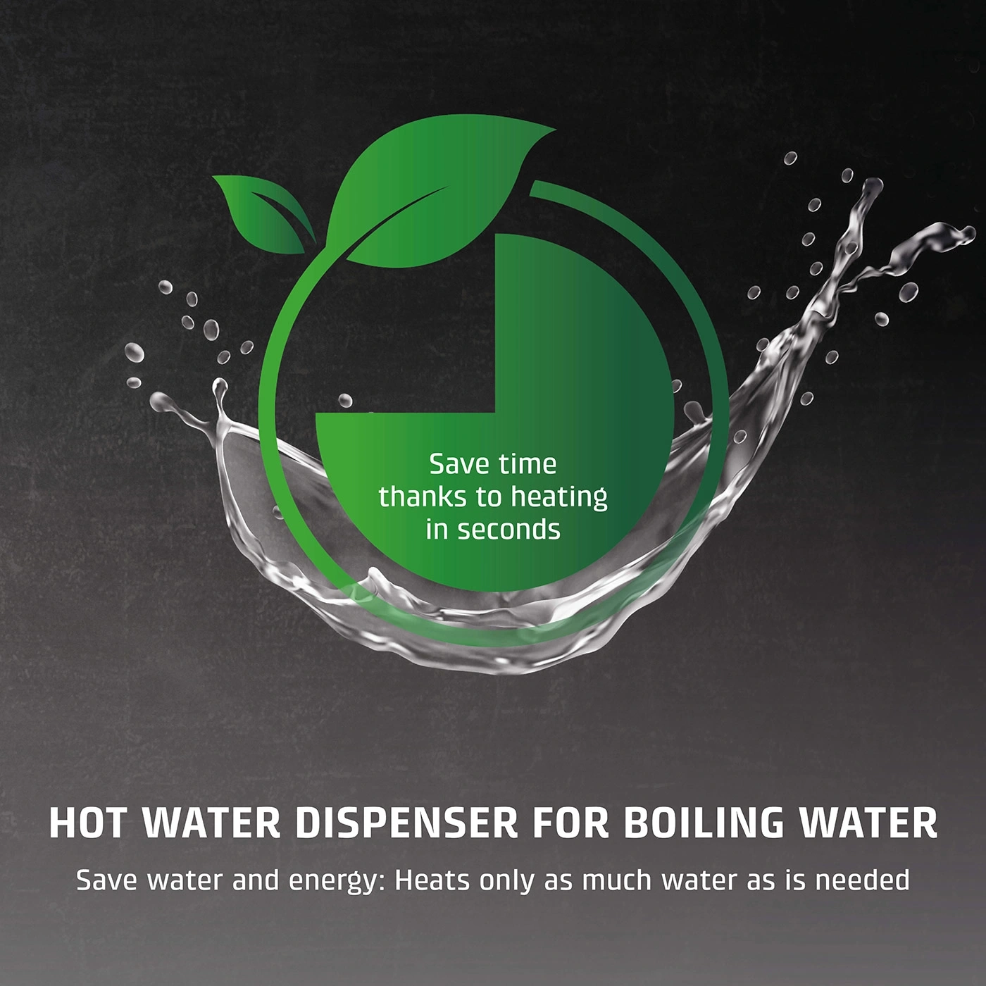 Hot water dispenser vs. kettle: Save time, save energy, instant heating.
