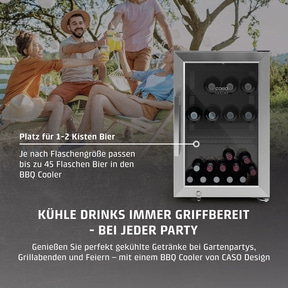 BBQ Deluxe R Smart Barbecue Kühlschrank mit Türanschlag rechts
