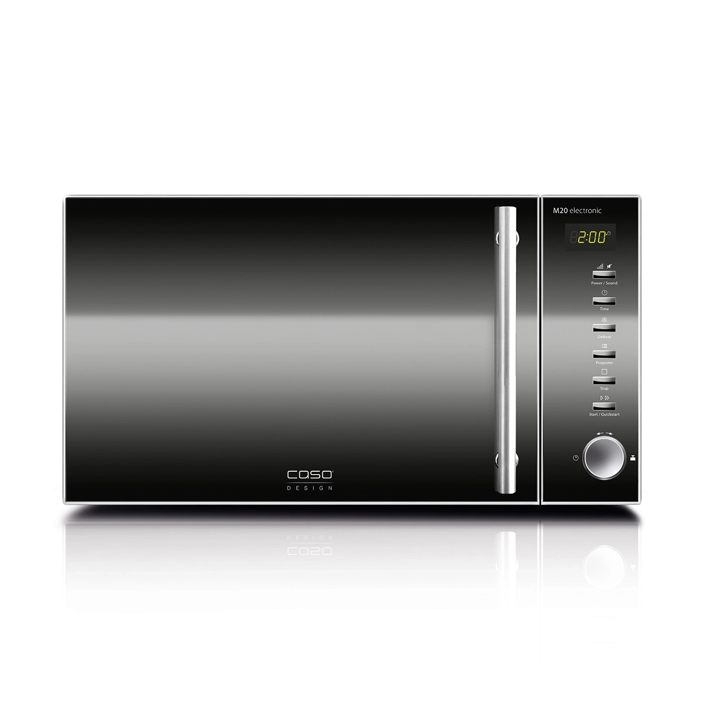 Mikrowelle mit Bedienfeld und Anzeige, M20 electronic, Caso Design, 2:00