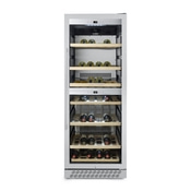 WineChef Pro 126 Design wine cooler, for up to 126 bottles, 2 temperature zones