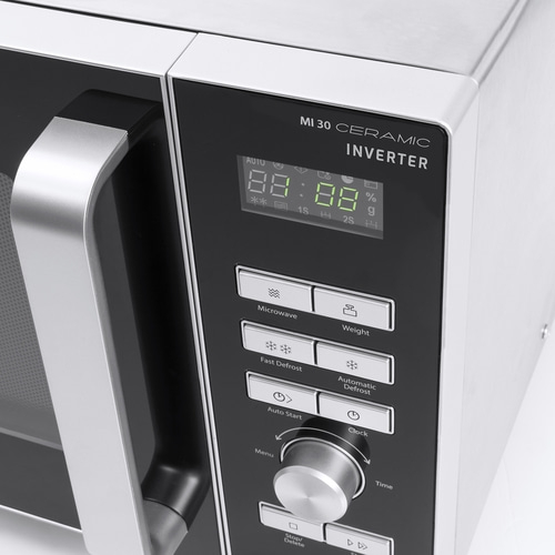 MI 30 Ceramic Inverter Mikrowelle mit Boden aus Borosilikatglas, Testsieger