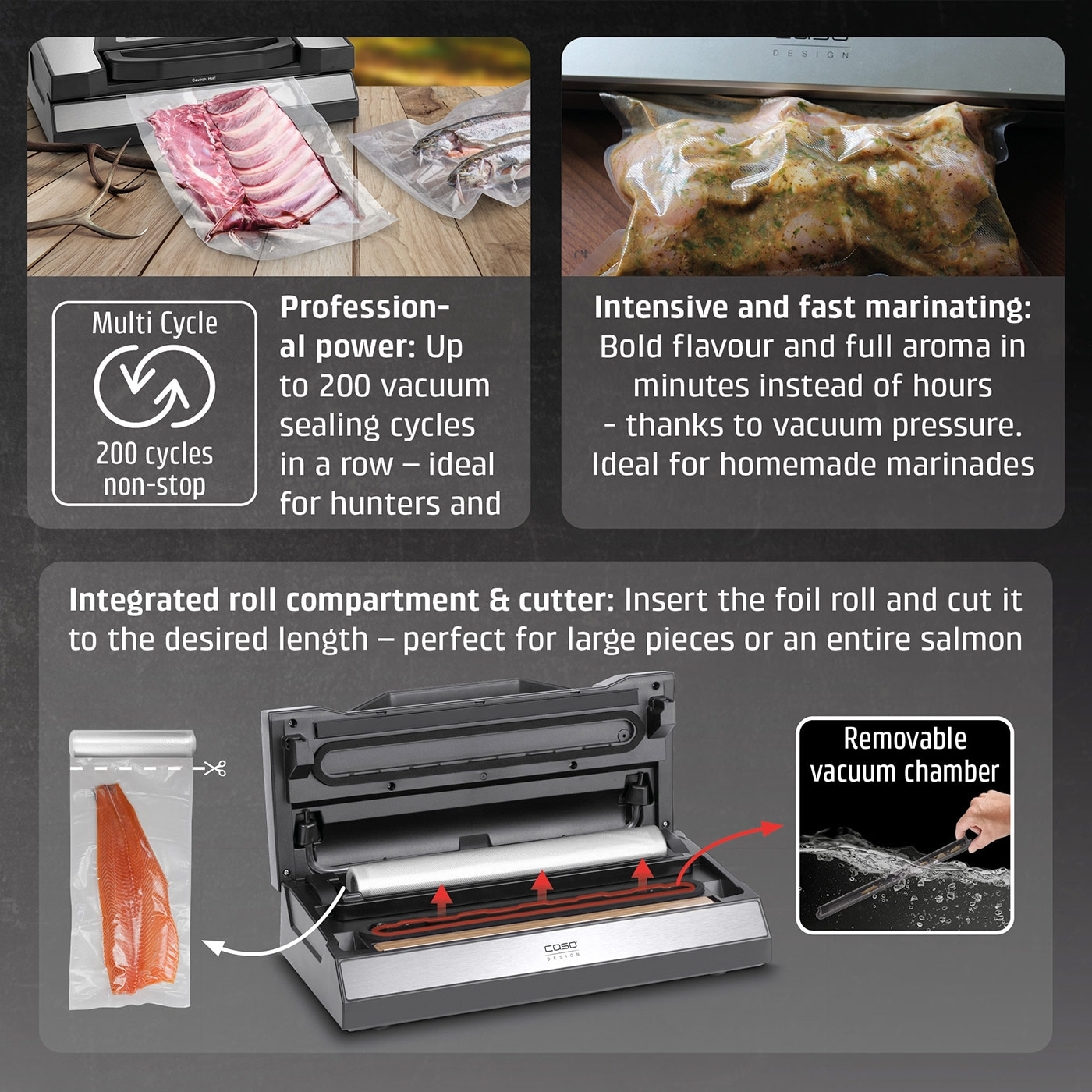 VRH 800 advanced Pro Vacuum sealer incl. wide range of accessories