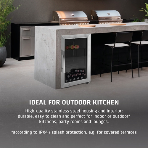 BBQ Deluxe-R Smart Barbecue cooler with door hinge right