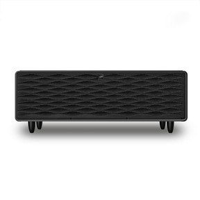 Sound & Cool Black Lounge-Tisch mit Kühlfächern, Soundbar & Lademöglichkeiten