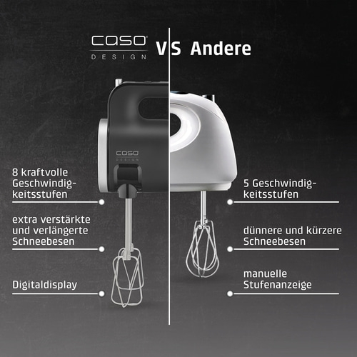 CASO Click & Mix Cordless Hand Mixer