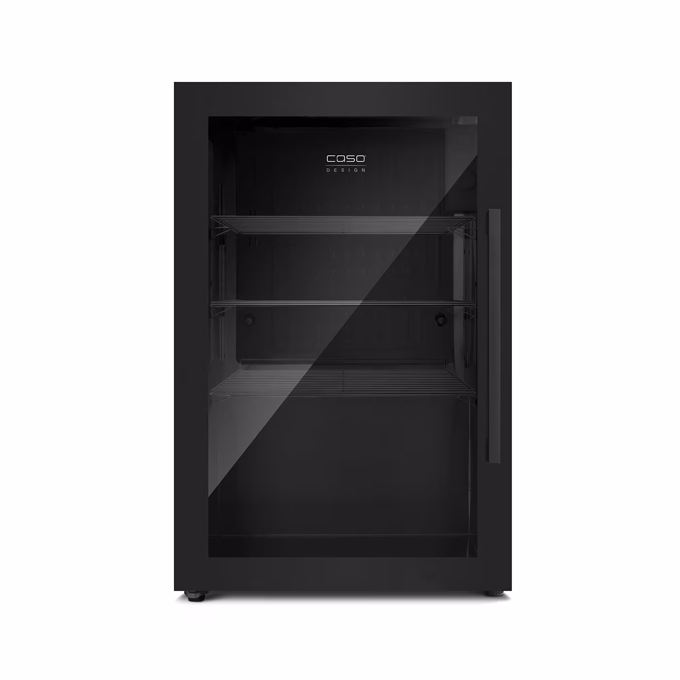 Холодильник для напоїв CASO BBQ Cooler Black S-L 63 л, чорний, ліві петлі, 703