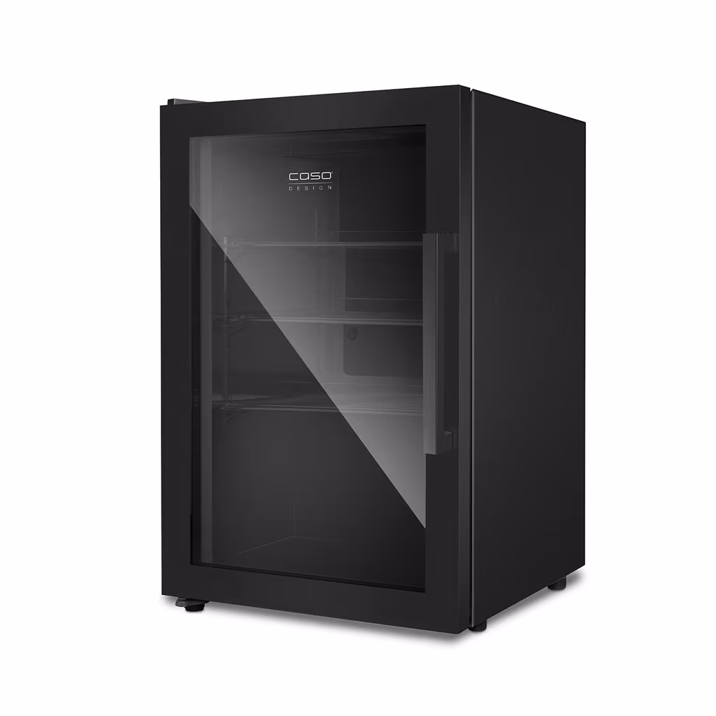 Холодильник для напоїв CASO BBQ Cooler Black S-L 63 л, чорний, ліві петлі, 703