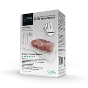 Profi-Folienrollen 20x600 cm, 2 Stück, 150 μm zum Vakuumieren + Sous Vide Garen
