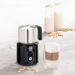 CASO Crema & Choco Black Milk frother for milk and plant-based drinks