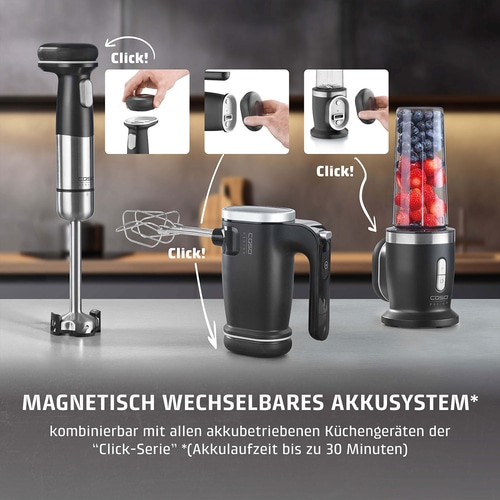 Click & Mash Cordless 4 in 1 hand blender set