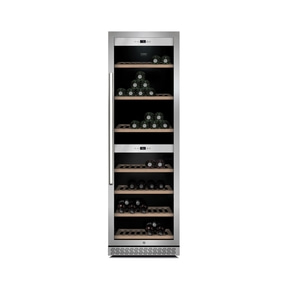 WineChef Pro 180 Design Weinkühlschrank, für bis zu 180 Flaschen, 2 Temperaturzonen