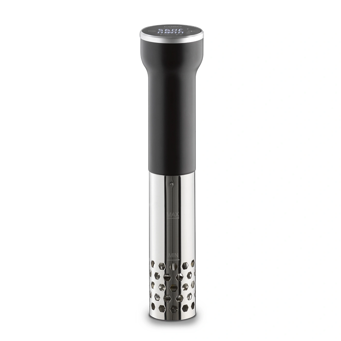 Sous-Vide-Garer, schwarz, Edelstahl, digitales Display, Temperaturregelung, Küchengerät, Kochen