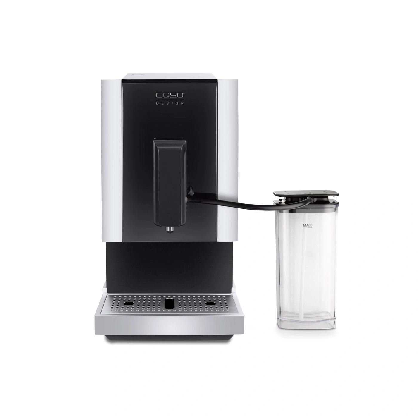 Coffee machine with water tank, silver and black, Caso Design