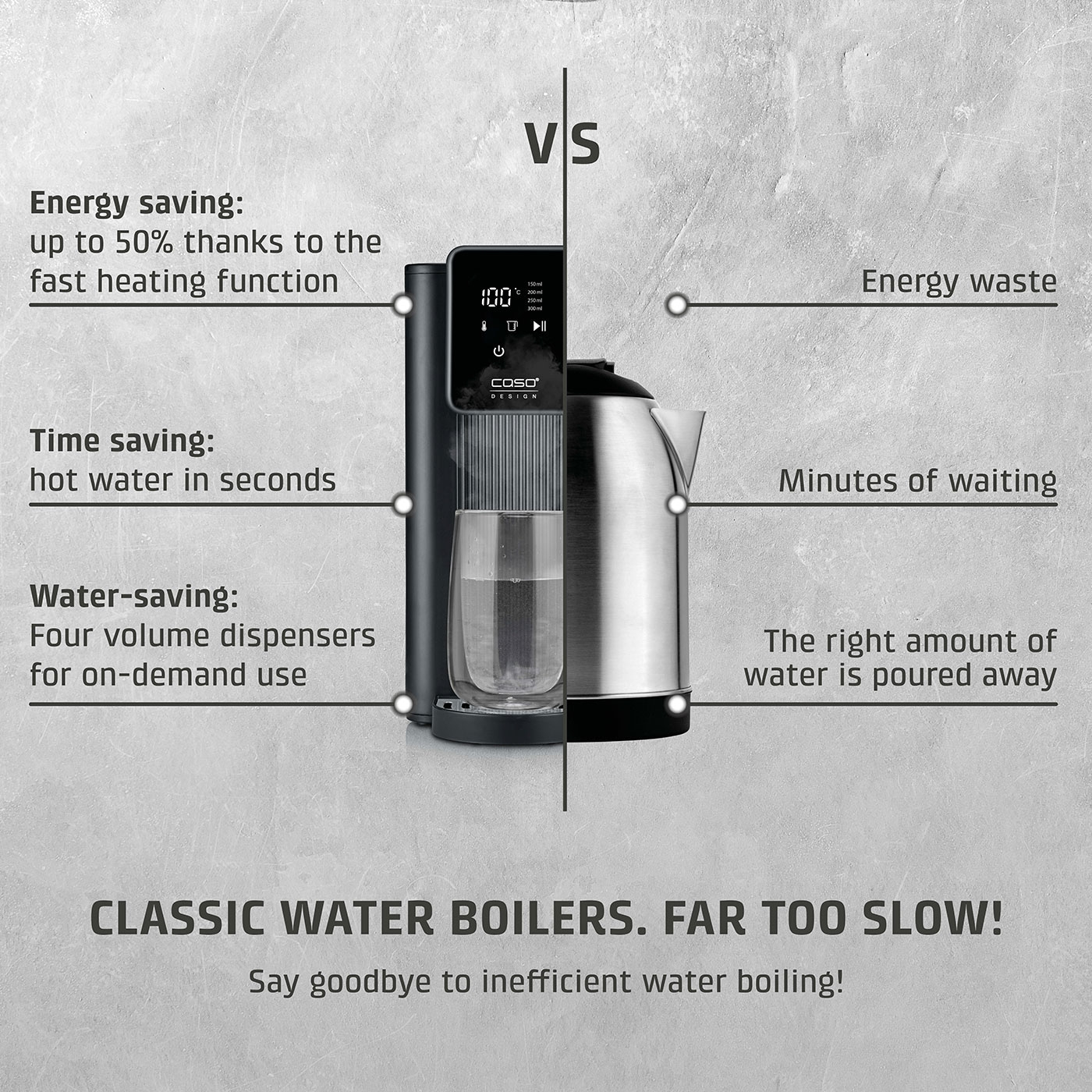HW 616 Turbo hot water dispenser
