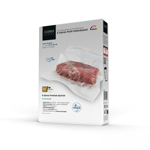 6 Sterne Profi-Folienbeutel 35x45 cm, 50 Stück, 150 μm