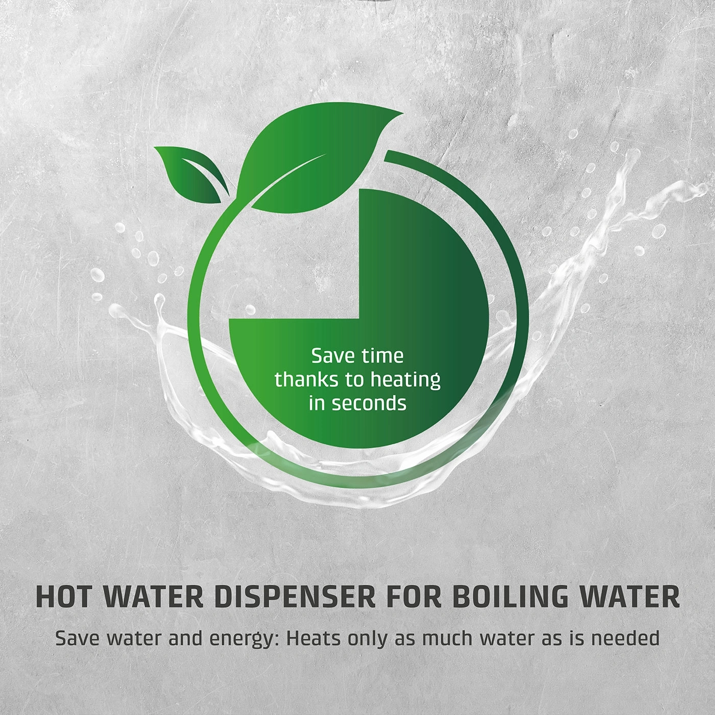 Hot water dispenser vs. kettle: Save time, save energy, instant heating.