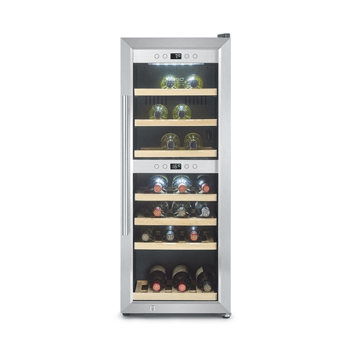 WineComfort 380 Smart Design wine cooler, for up to 38 bottles, 2 temperature zones