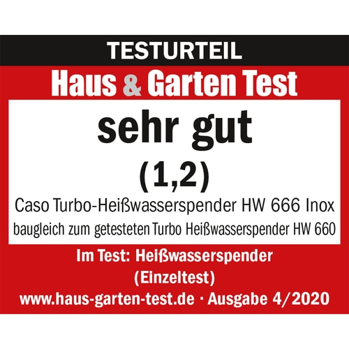 HW 666 Inox Turbo hot water dispenser