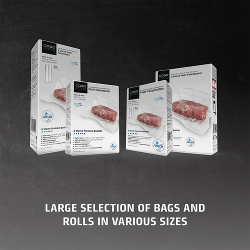 Vacuum rolls 20x600 cm, 2 pieces Foil rolls for your vacuum system
